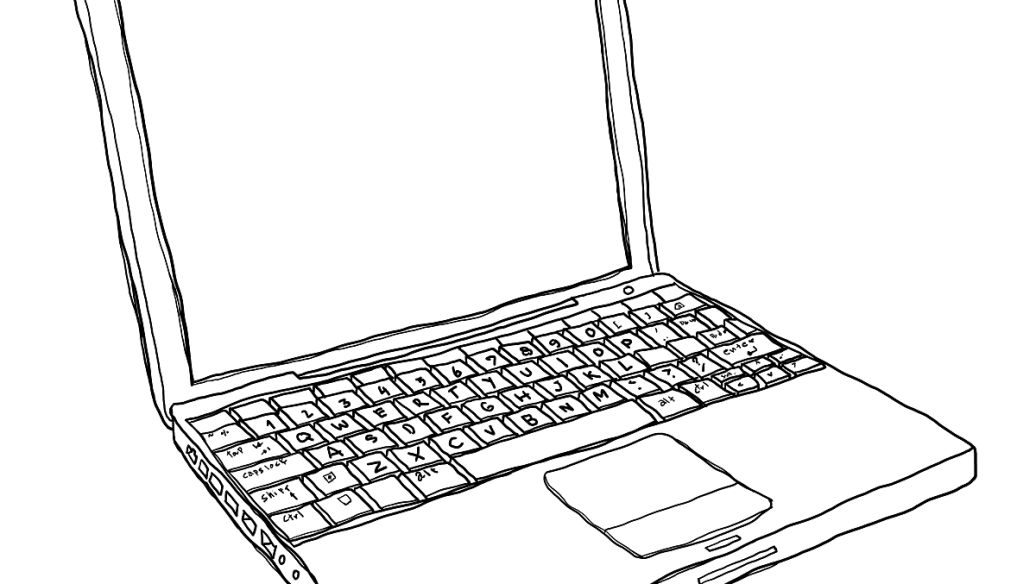 简笔画电脑怎么画-百度经验