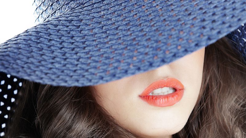 空顶防晒帽 宽檐通风网眼